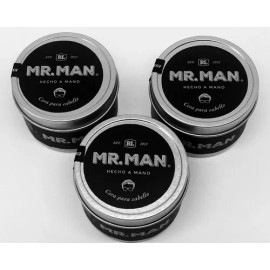Kit 3 Cera Natural Para Cabello Mr. Man Peinar                                                                                                        