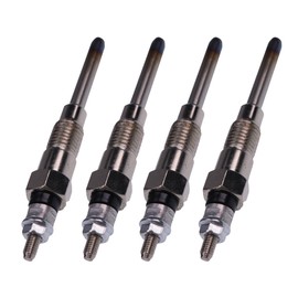 Jeenda Glow Plug 19077-65510 19077-65511 for Kubota L Series V2203 KJT270FXSW KX121-2S KX121-3 KX121-3S KX121-3ST KX161-2 KX131-3S R510 R520 R520S D1803 D1703 D1503 D1403 (4)