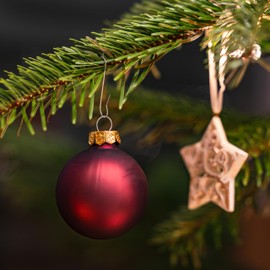 Nordstern Christmas Tree Decorations Quick Hangers Pack of 150 - Practical Double Hooks for Tree Decorations and Christmas Tree Baubles for Easy Hanging - 3.3 cm