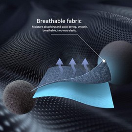 Pantalón de Fútbol Antigolpes con Tejido Transpirable, Secado Rápido, Cableado de Alta Densidad para Fitness, Portero, Algodón EVA, Negro, M (L)