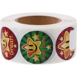 Operitacx Star Decals Motivational Teacher Reward Incentive Potty Training Sealing Supplies School Stickers