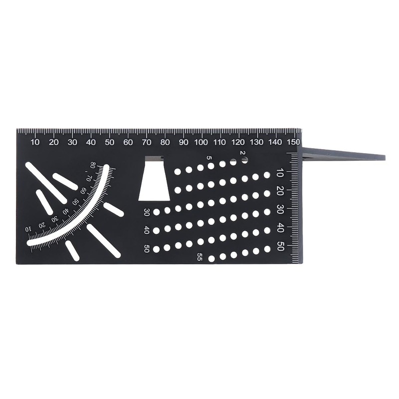Smgda 3D Angle Ruler, Carpentry Injury Tool, Woodworking Injury Gauge,