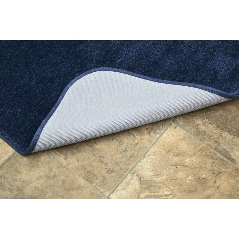 Garland Rug Traditional Bath Rug, 24-Inch by 40-Inch, Navy