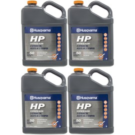 Husqvarna Case of 4 OEM HP 2 Stroke Engine Oil 1 Gallon Bottle 593152605