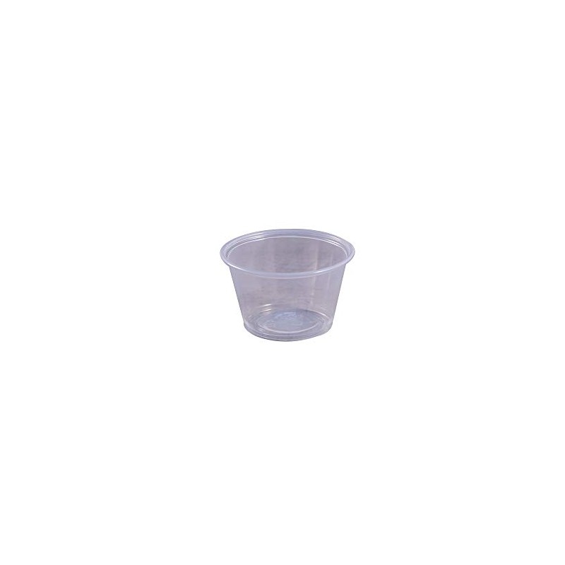 EPC400 Empress Plastic Portion Cup 4oz Clear 50/50, 2500 per