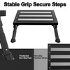 Oversized RV Step Stool 1000 lbs Capacity, Foldable Adjustable 3-Platform