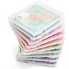 IRIS USA Portable Board Game Organizer Plastic Project Storage Case Box with Snap-Tight Latch, 10-Pack, Fits 8.5" x 11" Papers, for Games Puzzle Magazine A4 Paper Craft Hobby Art Supplies, Slim,Clear