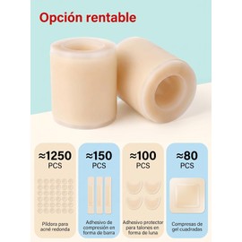 2PCS Cinta Hidrocoloide para el Cuidado de Heridas Hydrocolloid Roll