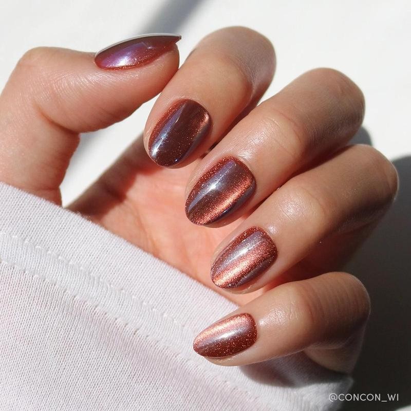 Glamnetic Fright Night Press-On Nail Collection:_Peek-O'-Lantern