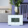 Francfranc Avisco Radio Digital Clock, Blue, Table Clock, Sparkle, Compact,