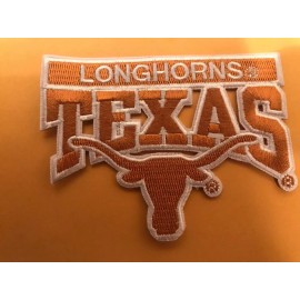 Texas Longhorns Vintage Embroidered Iron On Patch  3.5” X 2.5”