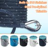 Anchor Rope 100 Ft 3/8 in, Double Braided Anchor Line