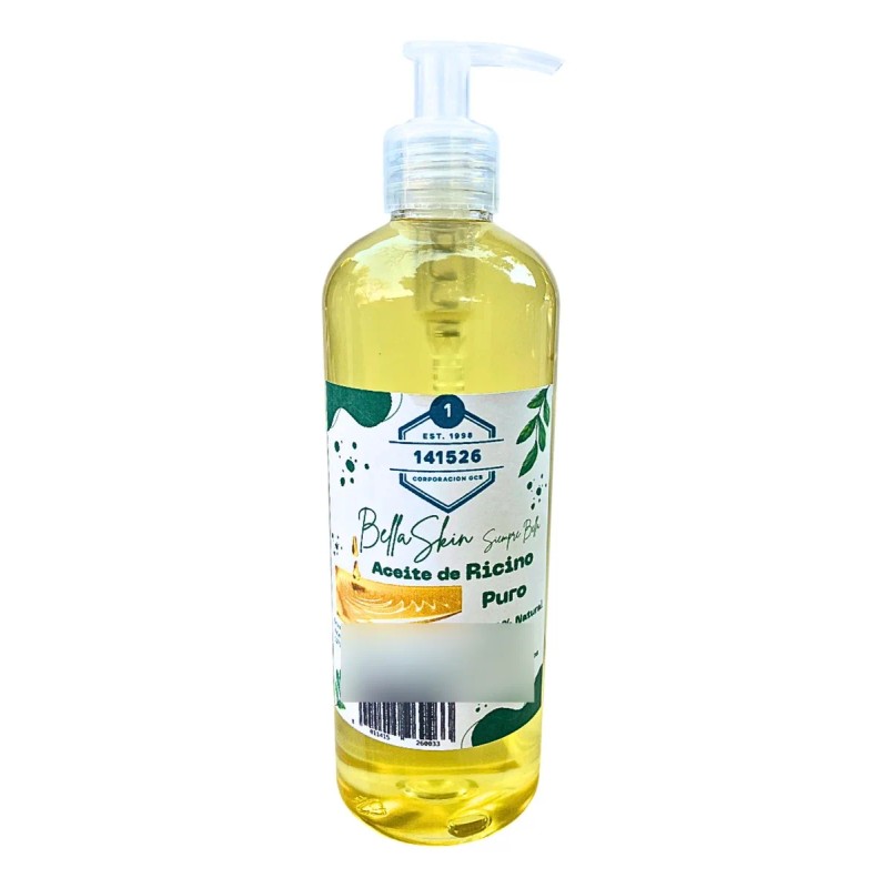 Aceite De Ricino 100% Puro 500 Ml.