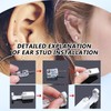 6 Pack Ear Piercing Gun, Disposable Sterile Ear and Nose