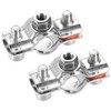 uxcell Wall Ceiling Mount Pipe Supports, 304 Stainless Steel Adjustable