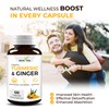 HerbaVitals Turmeric and Ginger Supplement(120 Capsules) - 500mg |Best Turmeric
