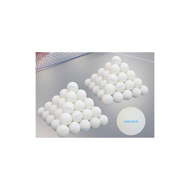Sakurai CTB-120 WH Calflex Table Tennis Balls, Training Balls, 120