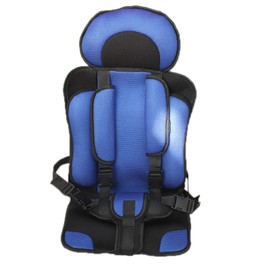 Electric Tricycle Child Safety Seat Anti Strain Car Baby Seat Cushion for Toddler L Size Royalblue
