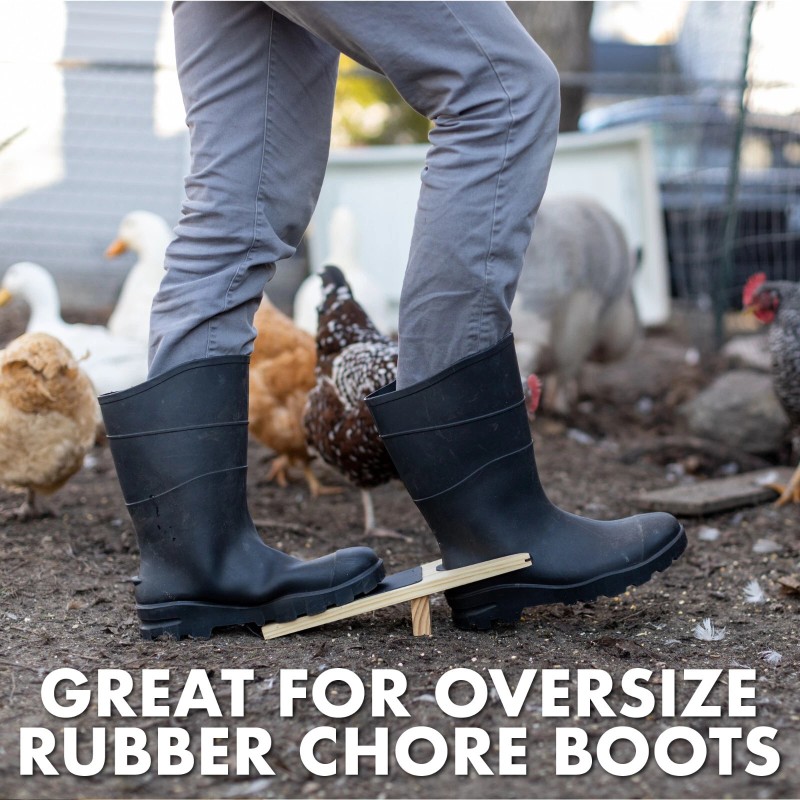 JobSite Boot Jack - Wood Boot Remover - Extra Wide