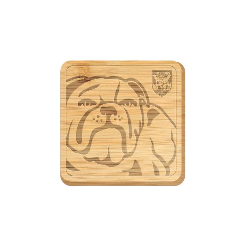 Canterbury Bulldogs NRL Rugby League Bamboo Cheese Board