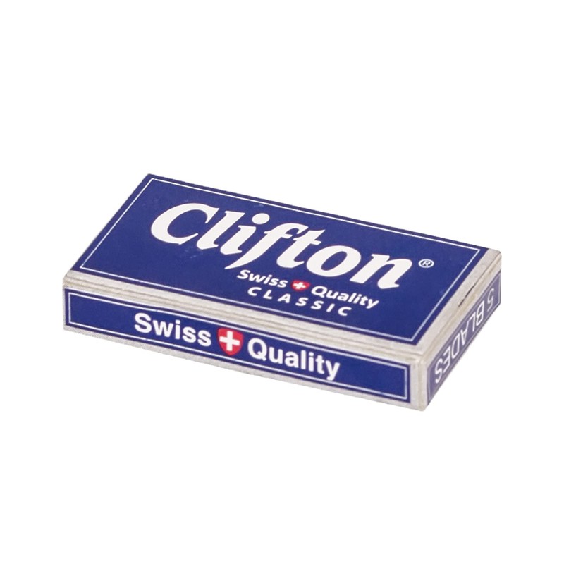 100 Clifton Classic Razor Blades Replacement Blades for Safety Razors