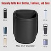 Leather Car Cup Holder Organizer (2-Pack) | Anti-Sag Clip On