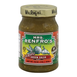 Mrs. Renfro's Hot Jalapeno Green Salsa, 16 Ounce (Pack of 6)