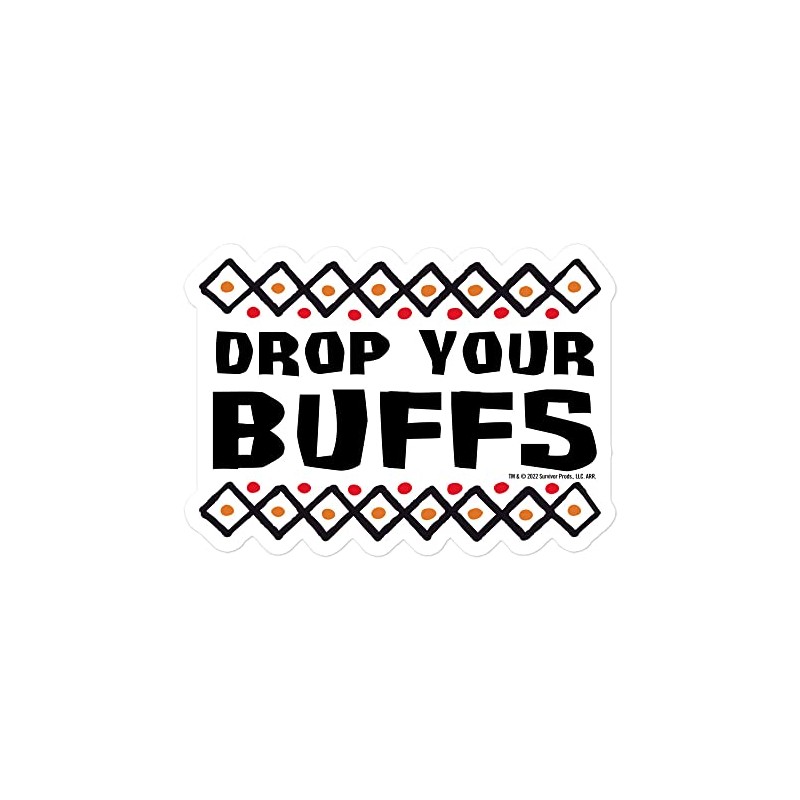 Survivor Drop Your Buffs Die Cut Sticker