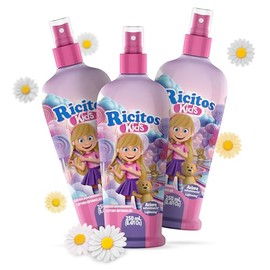 Grisi Ricitos Kids Detangling Lotion | Chamomile Spray | 8.4 fl oz | 3-Pack | Detangles and lightens naturally with chamomile, leave-in spray for kids