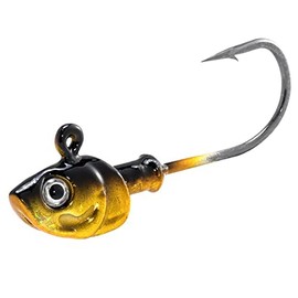 Dr.Fish 10 Pack Swimbait Jig Heads, Saltwater Fishing Jig Heads 3D Eyes High Carbon Steel Hooks Jig Hook Lure Bass Jigs Surf Fishing Jigs Flounder Striper Halibut Pompano Bass 1oz