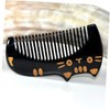 Gatuida Cat Shaped Horn Detangling Comb Wide Teeth Reusable Styling