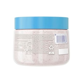 Dove Scrub Macadamia Rice Milk Exfoliate Body Scrub y Deeply 15 oz | For dry, dull skin, Helps deeply nourish skin, With Dove moisturizing cream, For 