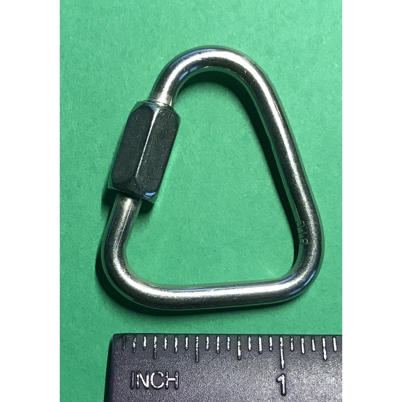 Stainless Steel 316 Delta Quick Link 5/32" (4mm) Marine Grade