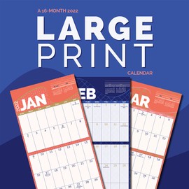 2022 Large Print Wall Calendar