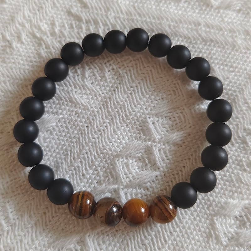 60th Birthday Gifts Bracelet for Men - Natural Stone Bracelets