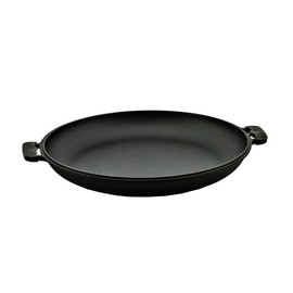 STP GOODS Cast-iron Frying Pan with Lid, Skillets with Even Distribution and Heat Retention
