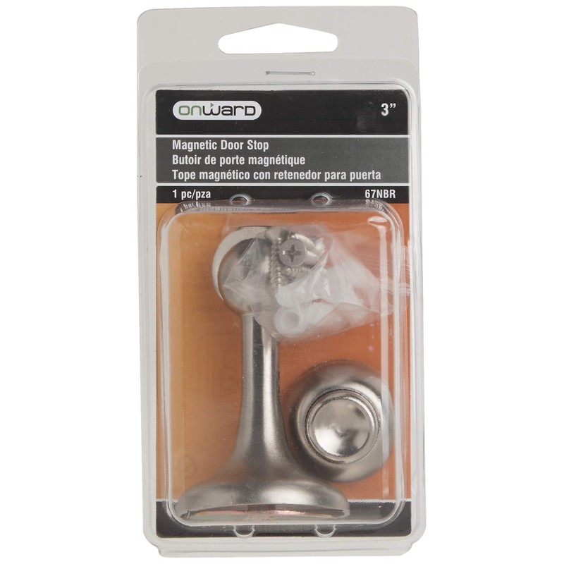 Richelieu Hardware 67NBR Onward 3-in (76.2 mm) Magnetic Door Stop,