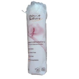 Douce Nature 100% Pure Cotton Round Cotton Pads 80 Sheets / 두스나뚜르 순면 100% 원형 화장솜 80매