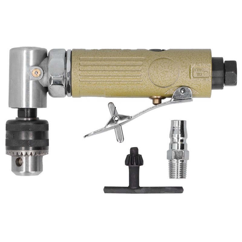 90 Degrees Elbow Air Drill Pneumatic Powerful Angle Drilling Machine