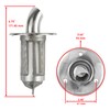 Caltric Exhaust Muffler Spark Arrester Outlet Compatible with Yamaha Grizzly