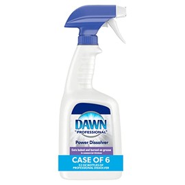 P&G PROFESSIONAL Dawn Professional Power Dissolver Spray, Bulk Degreaser Spray for Pots, Pans, Dishes, Stoves, Ovens and Grills in Commercial Restaurant Kitchens, 32 oz. (Case of 6)