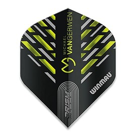 Winmau Prism Alpha Pro Player Michael Van Gerwen Dart Flights, MvG 180, 100 Micron Extra Strong (1 Set)