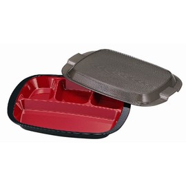 たつみや(Tatsumiya) 家弁 木目 黒（内朱） サイズ：約W26 D20 H5 52744