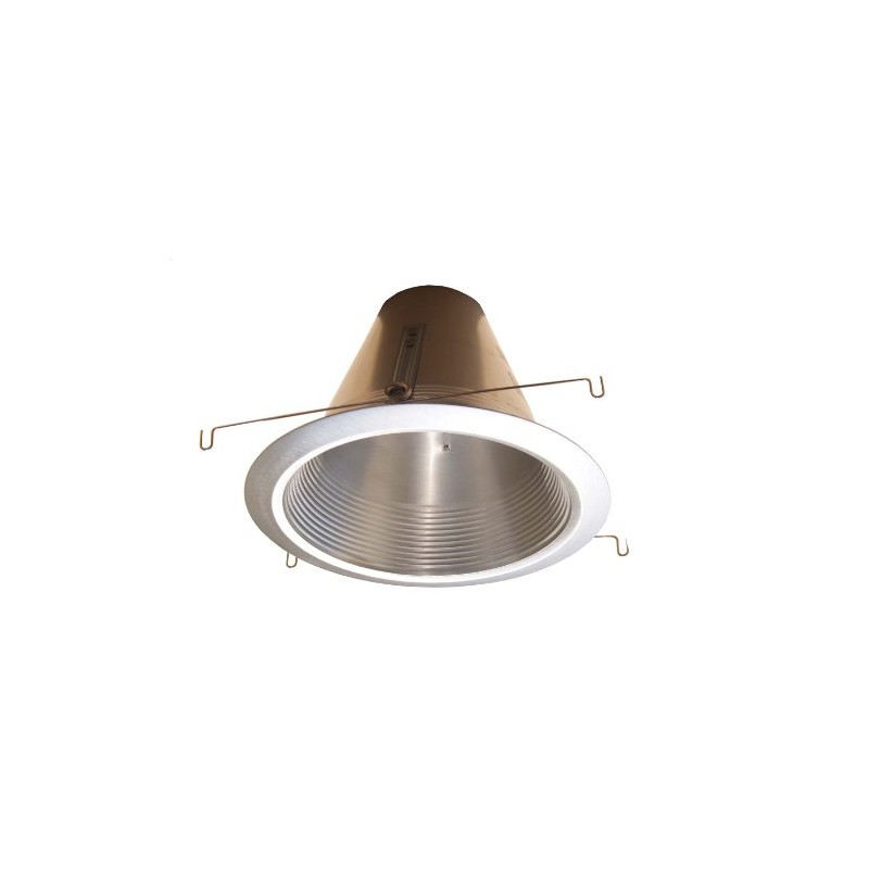 Joint Bright Lighting 6" Deep Self Flange Air-Shut Baffle Trim