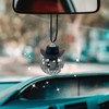 SPANSEE Black Disco Ball Cowboy Hat Car Accessory, Mirror Ornament,