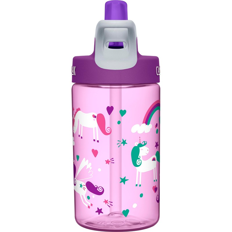CamelBak Eddy Kids Big Bite Valve Straw Water Bottle Unicorns,