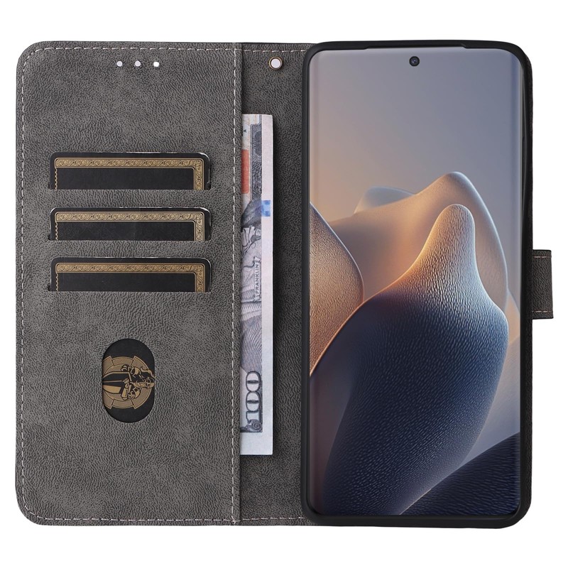 BEEJTUNY Leder Handyhülle für Doogee Note 59/Doogee Note 59 Pro,