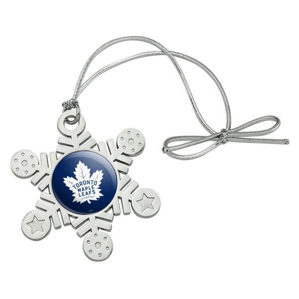 GRAPHICS & MORE Toronto Maple Leafs Logo Metal Snowflake Christmas