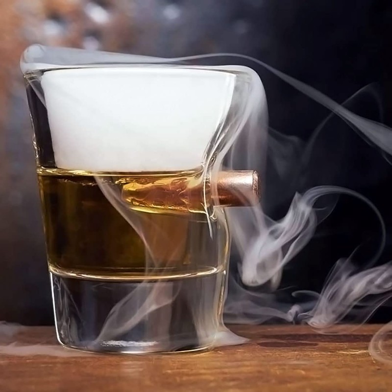 BenShot Shot Glass with Real .308 Bullet - 2oz |