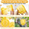 JNKNT Wasp Trap, Yellow Jacket Trap Outdoor Hanging, Non-Toxic Reusable